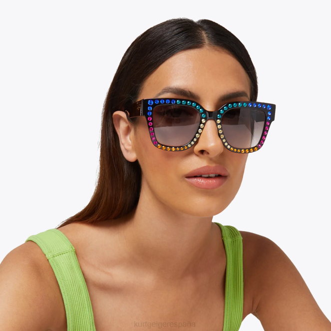 Kurt Geiger mujer gafas de sol london joya arcoiris 2LPR216 | accesorios negro